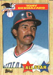 1987 Topps Baseball Cards      607     Tony Bernazard AS